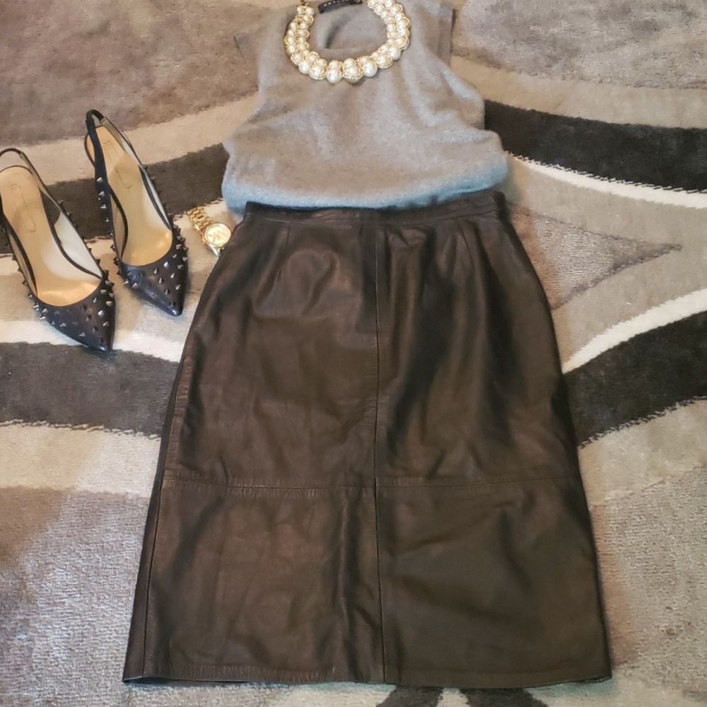 Comint Genuine Leather skirt